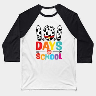 101 Days Of School Dalmatian Dog Baseball T-Shirt